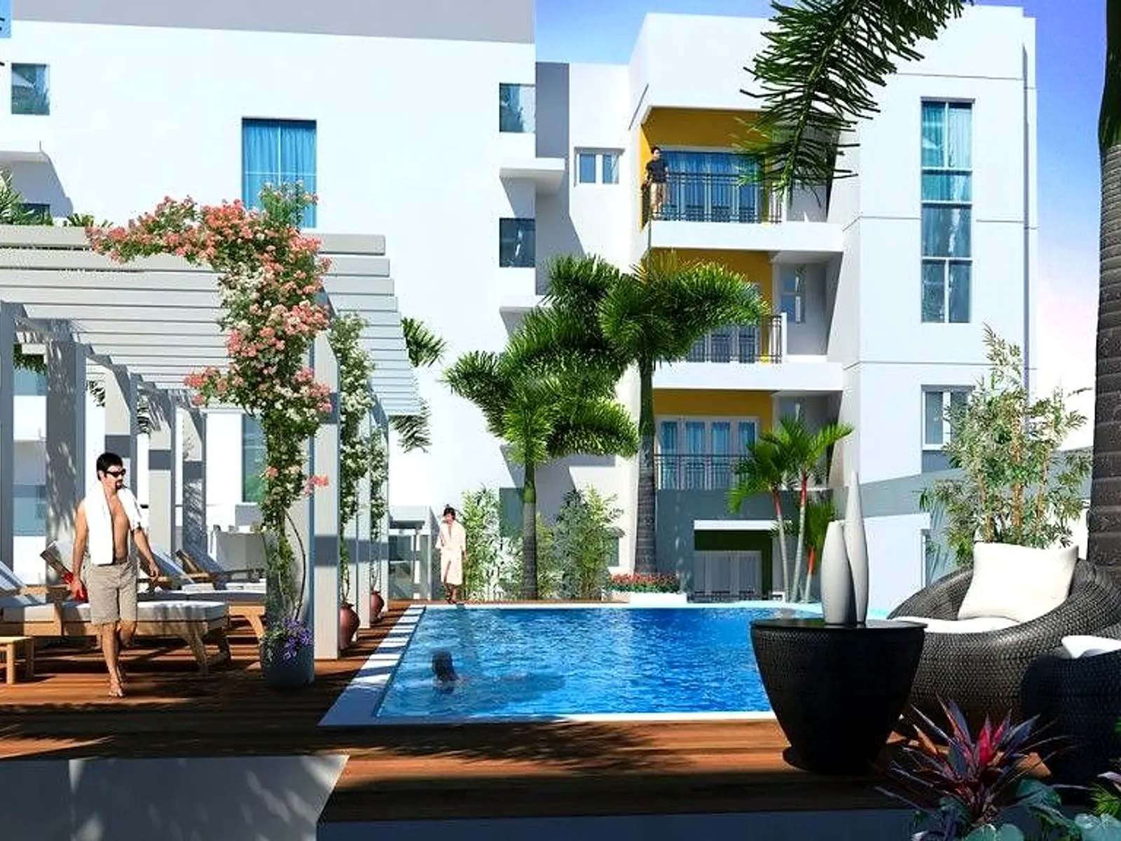 courtyard pool — project images · ruby elite